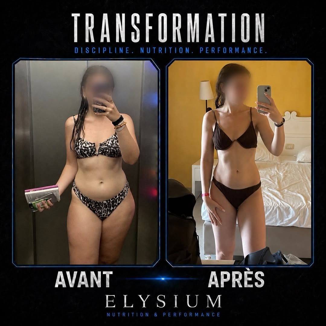 Avant / après, de 77 à 66,5 kg