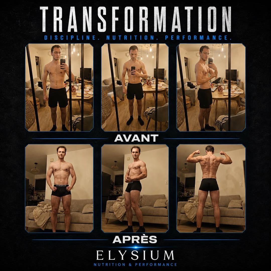 Avant / après, Jules, de 74,4 à 90 kg
