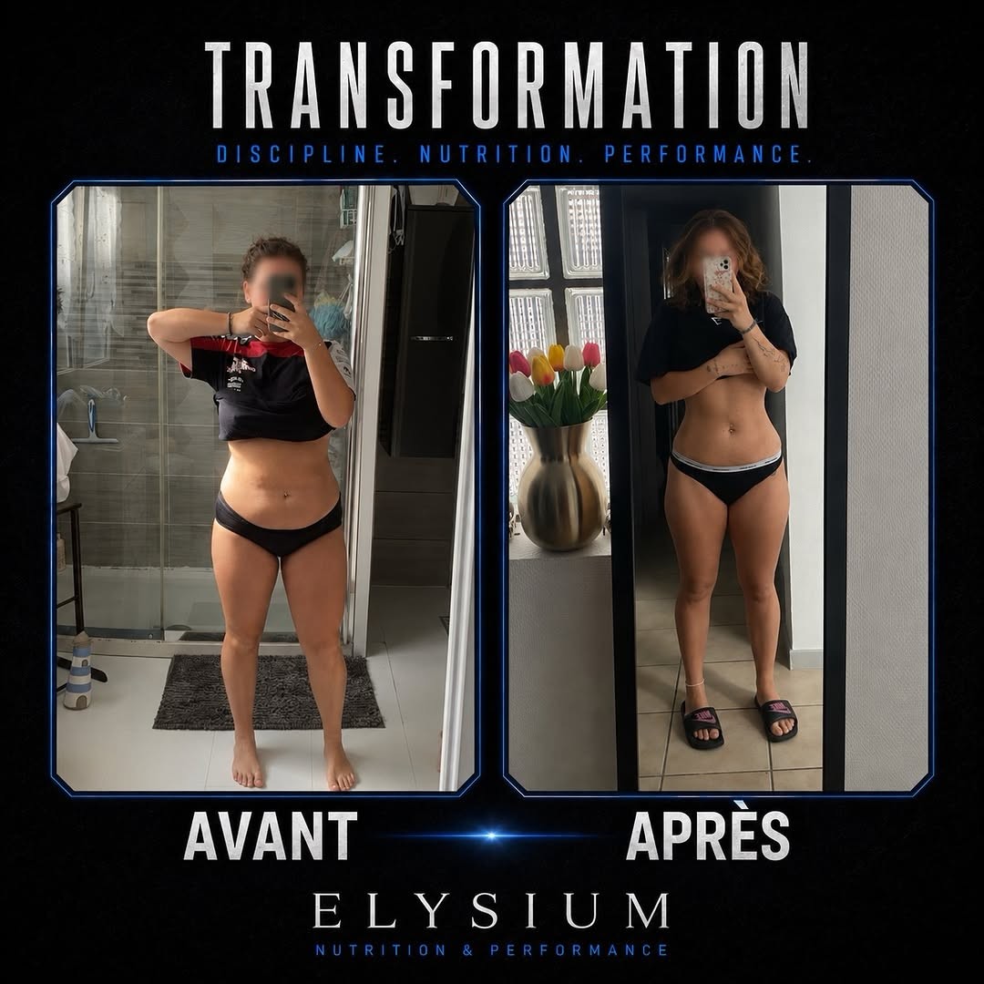 Avant / après, de 80 à 60 kg